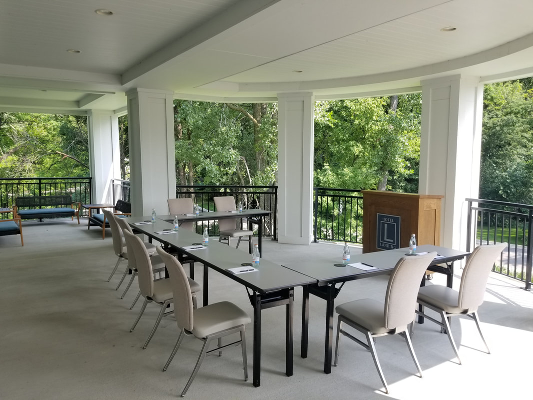outdoor meeting room