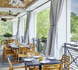 Mezzanine Porch overlooking Wayzata