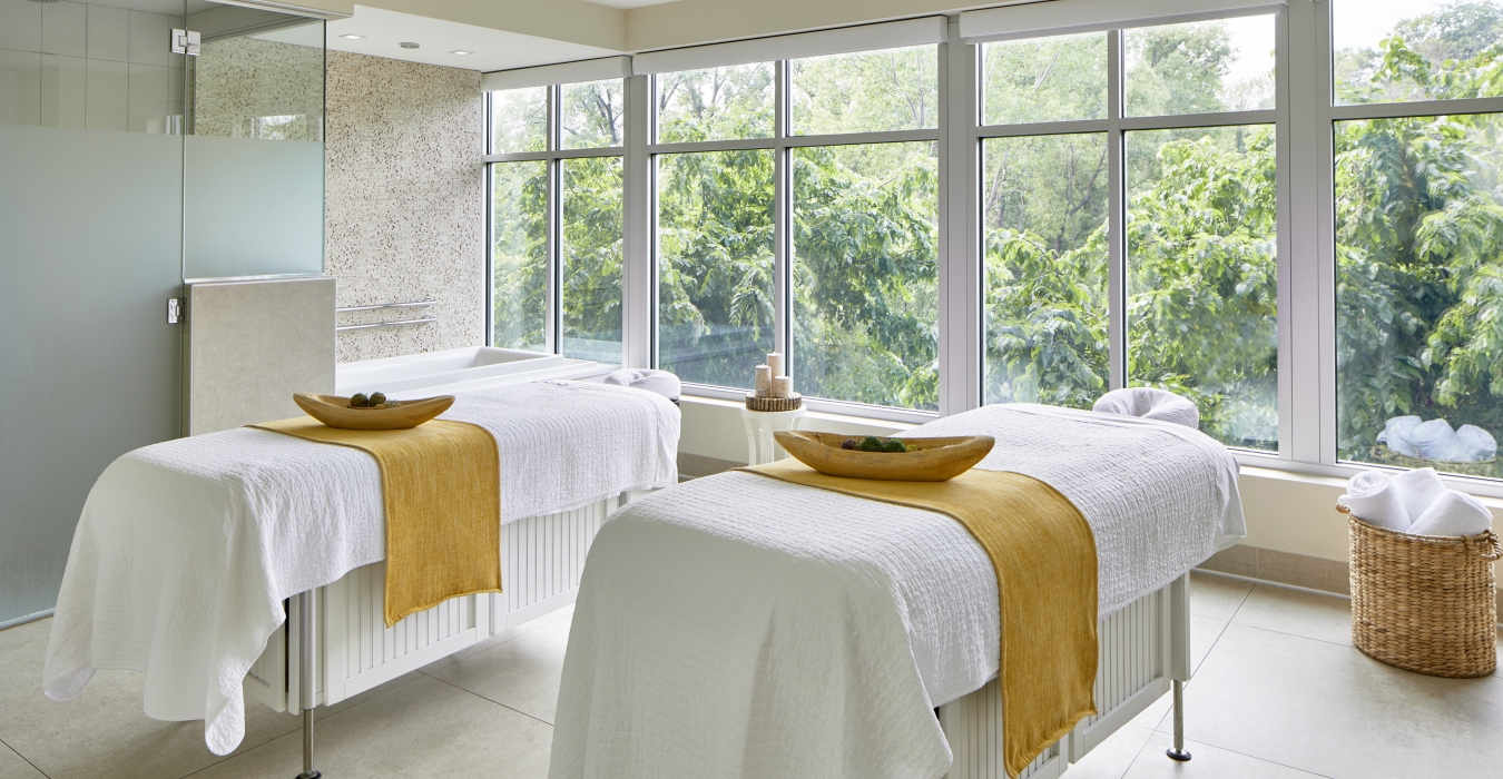 Couples treatment room at Laka Spa