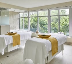 Couples treatment room at Laka Spa