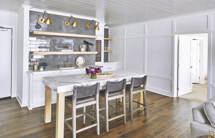 presidential suite kitchen area