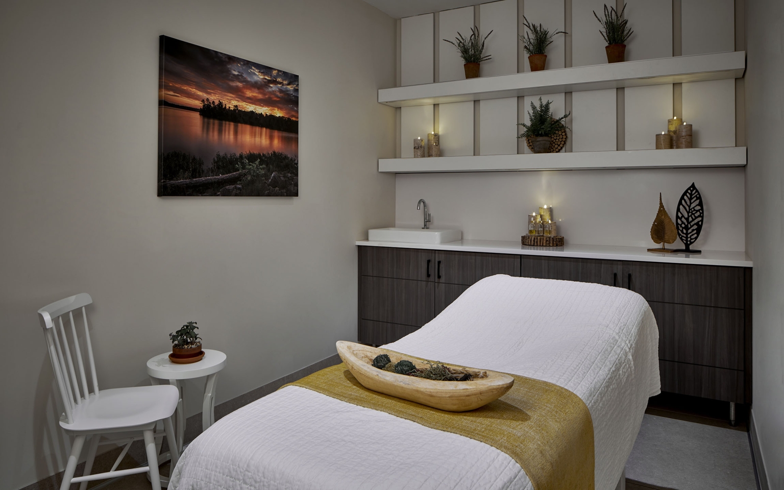spa treatment room at hotel landing