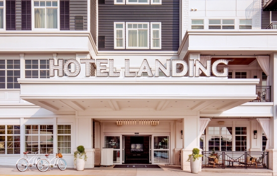 Front Entrance of The Hotel Landing