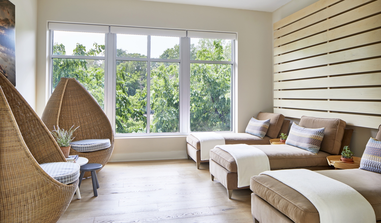 Relaxation room at Läka Spa