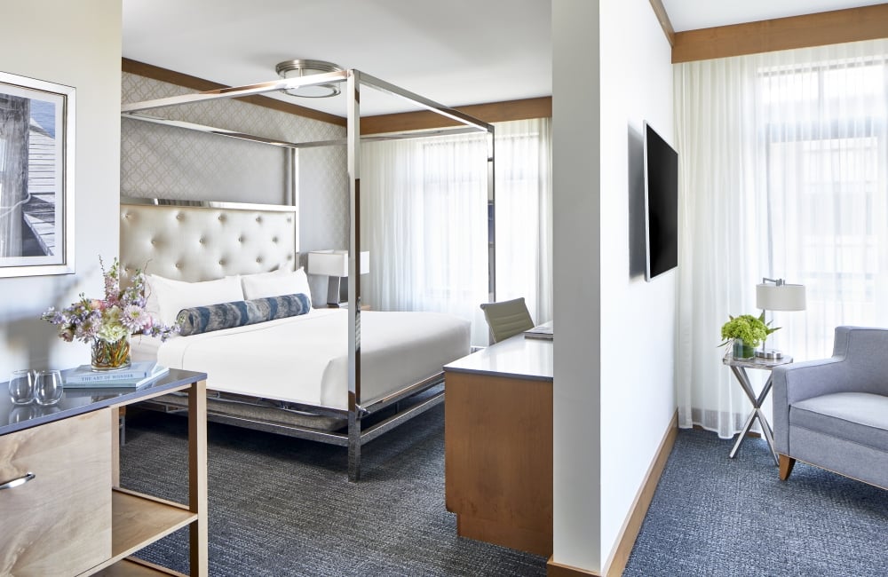 a junior suite at The Hotel Landing