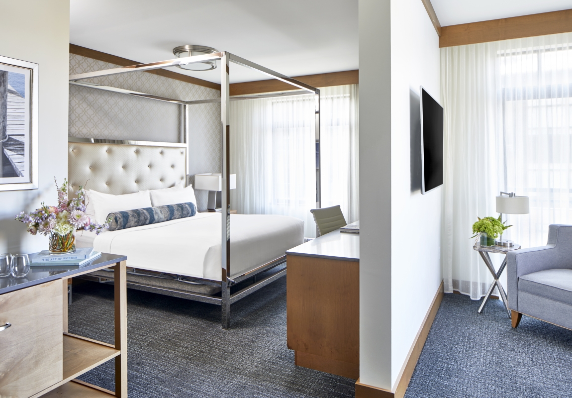 a junior suite at The Hotel Landing