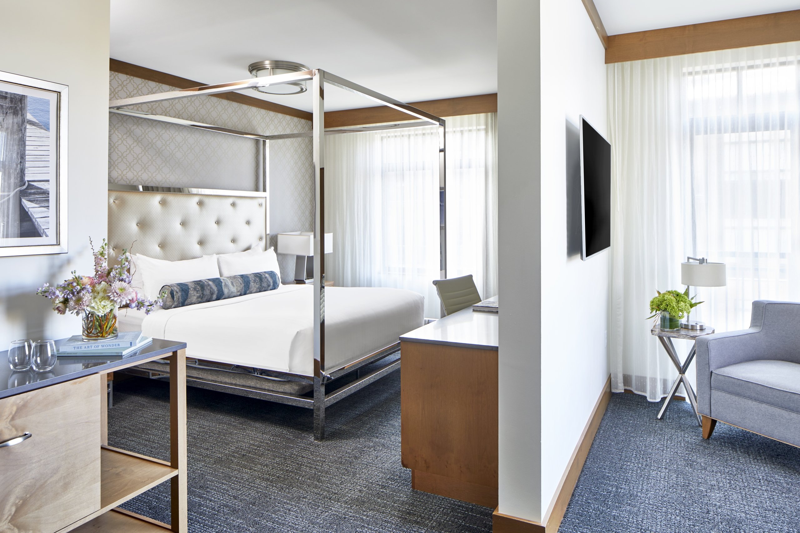 a junior suite at The Hotel Landing