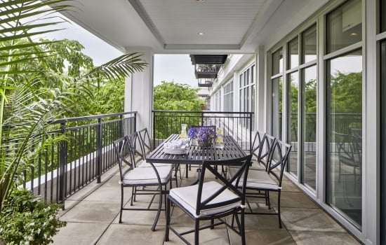 The Hotel Landing Meeting Room A & B balcony