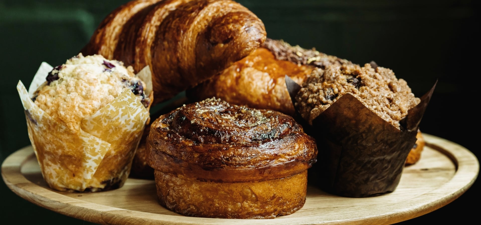 Assorted pastries at Belle & Grey.